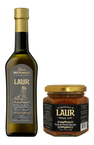 Combo Aceite De Oliva Gran Mendoza Laur + Pasta De Porotos