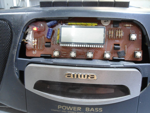 Radio Gravador Aiwa Csd-ex100 - Para Peças Ou Reparos