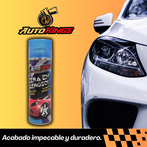 Paquete De 4 Cera Natural En Aerosol Autokings 440ml
