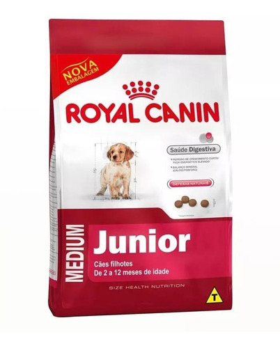 Ração Royal Canin Medium Junior Filhote 15 Kg