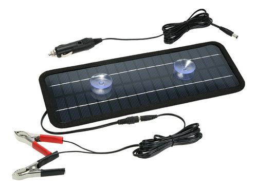 12v 4.5w Portátil Panel Solar Energía Coche Barco Batería