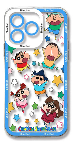 Funda De Teléfono Anime Crayons Shin-chan Para iPhone 13 14