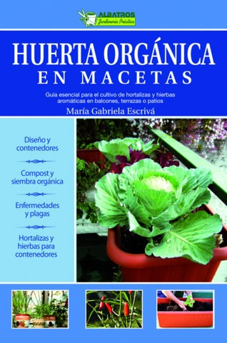 Huerta Orgánica En Macetas - Gabriela  Escriva