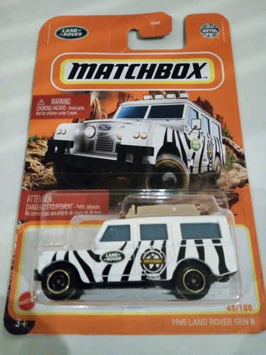 Matchbox | 1965 Land Rover Gen Ii Safari Blanca