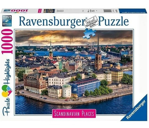 Puzzle 1000 Piezas Estocolmo Suecia - Ravensburger 167425