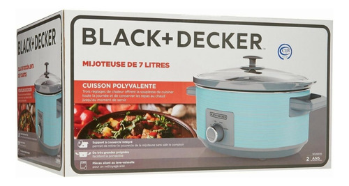 Black + Decker Sc2007d Olla De Lenta Cocción, 7 L