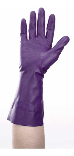 Guantes De Nitrilo, Color Morado. Protección Química G 80.