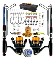 Comprar Jau Pesca Kit de Pesca Duplo II cor verde e azul kit de pesca completo 10kg