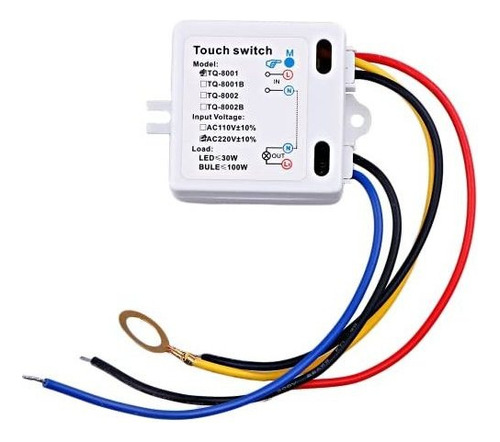 Interruptor De 120v - 240v On Off Táctil Con Limitador De S