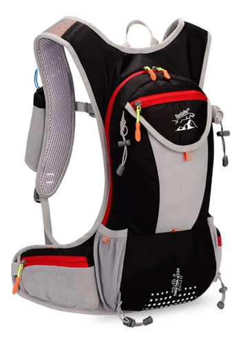 Mochila Deportiva Para Trekking 15lts +bolsa De Hidratación 