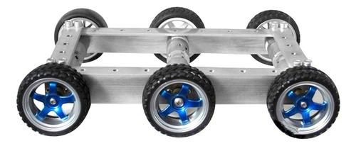 Chasis De 6wd Robot Chassis Con 6pcs Motors Visualización