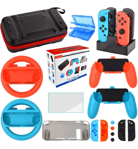 Kit De Accesorios Para Nintendo Switch Games Bundle Whe...