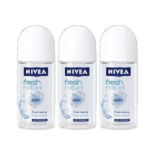 Desodorante Roll-on Nivea Fresh Natural 50ml (pack 3)