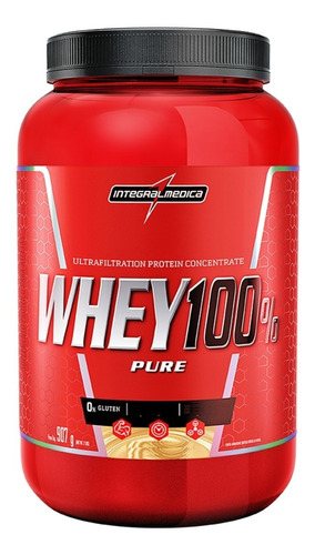 Whey Protein 100% Pure Integralmedica 907g Pt Choc. Maltado