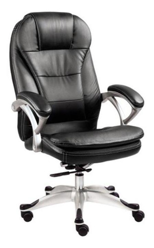 Imagen 1 de 5 de Silla Ejecutiva Xtech Con Reposabrazos Am160xtk01 Negra