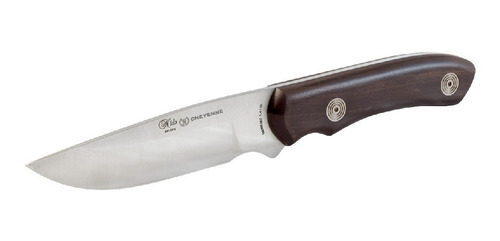 Cuchillo Cheyenne P/campo Y Caza Mango Madera Natural Wallis