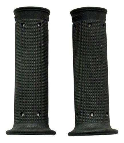 Puños Negros Grip 842 Par Para Motos Custom Chopper 1 Pulgad