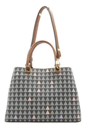 Bolsa Tote Schutz Lara New Triangle Cor Preto