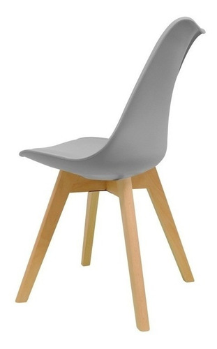 Imagen 7 de 10 de Silla Nórdica (pack 4) Eames Vintage Grises / Nordik