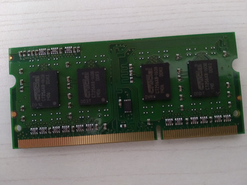 Imagen 2 de 2 de Memoria Ram Crucial 2 Gb Ddr3