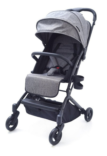 Cochecito de paseo Newborn Atenas gris con chasis color negro