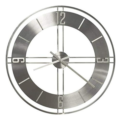 Howard Miller Casco Wall-clocks, Satin Nickle