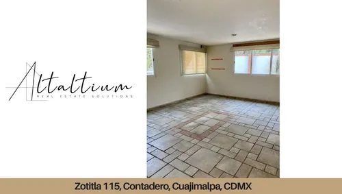 Casa En Venta Zotitla 115, Contadero, Cuajimalpa, Cdmx. Vg5-di