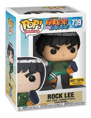 Funko Pop! Rock Lee #739 - (hot Topic)naruto Shippuden