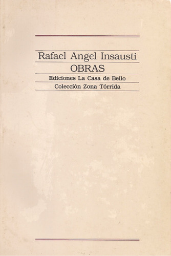 Rafael Angel Insausti (obras) (poesía)