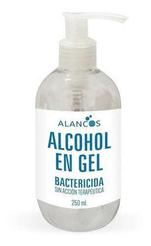 Alcohol En Gel Bactericida X250ml (10 Unidades)