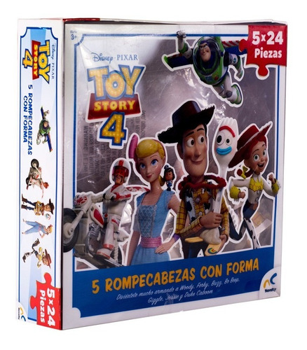 Rompecabezas Novelty Con Forma Toy Story 4 - 5 En 1 