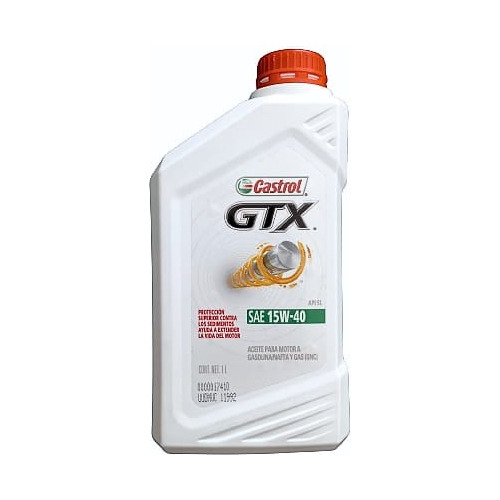 Castrol Gtx 15w40 1 Litro Aceite Lubricante Zona Sur