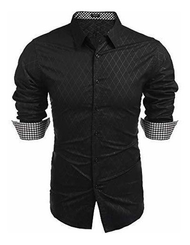 Camisas De Vestir De Hombre Coofandy Camisas Manga Pd1qm