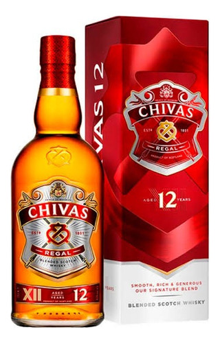 Whisky Chivas Regal 12 Años Botella 700ml