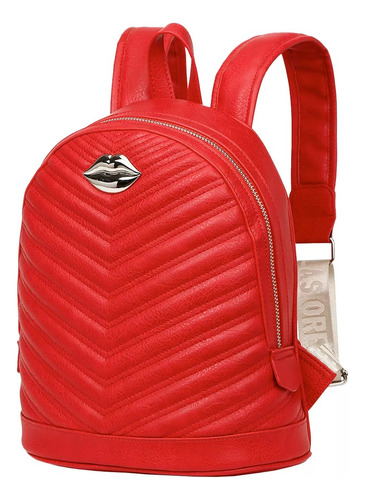 Mochila Eco Cuero Las Oreiro Reforzada Urbana Paseo Viaje