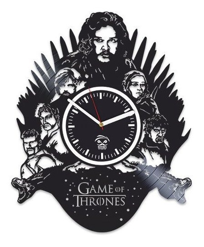 Reloj De Vinilo Game Of Thrones