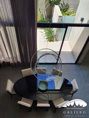 Imagem 10 de 18 de Vende-se Linda Casa 215m² -2 Suítes Com Closet- Living 3 Ambientes- Escritório- Espaço Gourmet -4 Vagas - Jardim- Residencial Veduta Blu -jundiaí - Ca00876 - 69237268