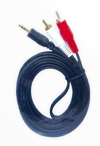 Cable Plug A Rca  -  Auxiliar 3.5mm A Rca Macho | 2 Pack
