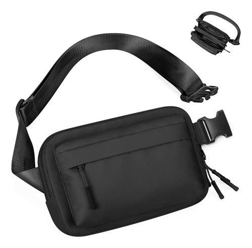 Fanny Packs For Women Men,belt Bag With 4 Zipper Pockets,...