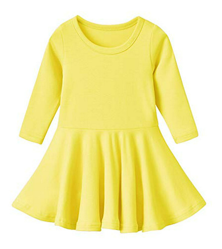 Gsvibk Baby Girls Vestido De Algodón Niño