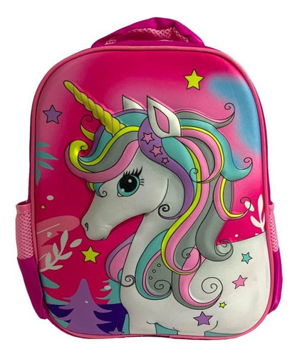 Mochila Unicornio Preescolar Jardin Primera Infancia Y Mas++