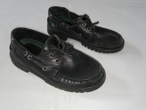 Calzado Zapatos De Niño 29 Goshik Negros Cuero Leñadores 