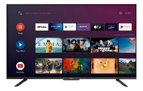 Pantalla Smart Tv Ghia 55 Pulgadas Android Google Assistant