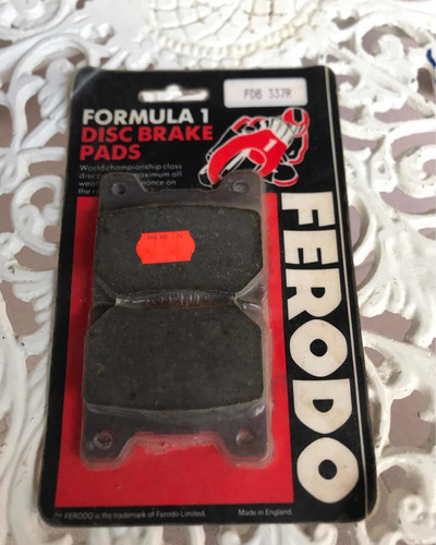 Pastillas Para Frenos De Moto. Ferodo Mod. 337r