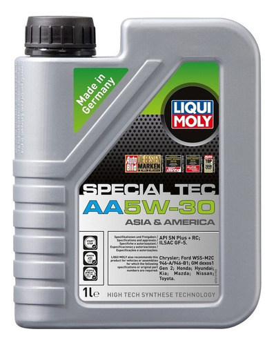 Aceite 5w-30 1lt Special Tec Aa Liqui Moly