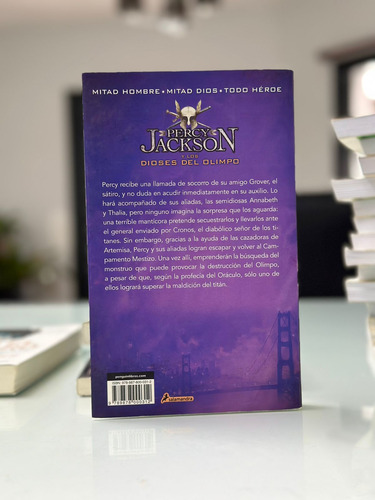 Libro Percy Jackson, La Maldición Del Titan - Rick Riordan (Usado)