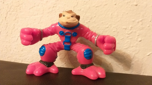 Figura Rescue Heroes, Mono Astronauta, Mattel 1999 (Usado)