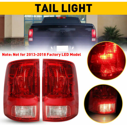 Set Of 2 Tail Lights For 10-18 Ram 1500 2500 3500 New Ta Oad