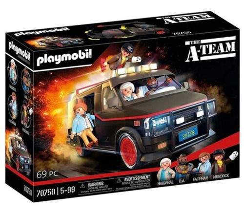 Playmobil The A Team Furgoneta Brigada A # 70750 Orig Replay