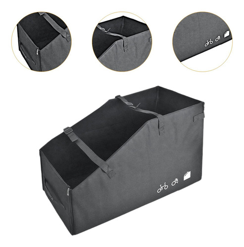 Bolsa De Transporte Para El Asiento Trasero Del Negro